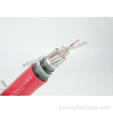 Control de conductor de cobre flexible 37 × 0.75 mm2